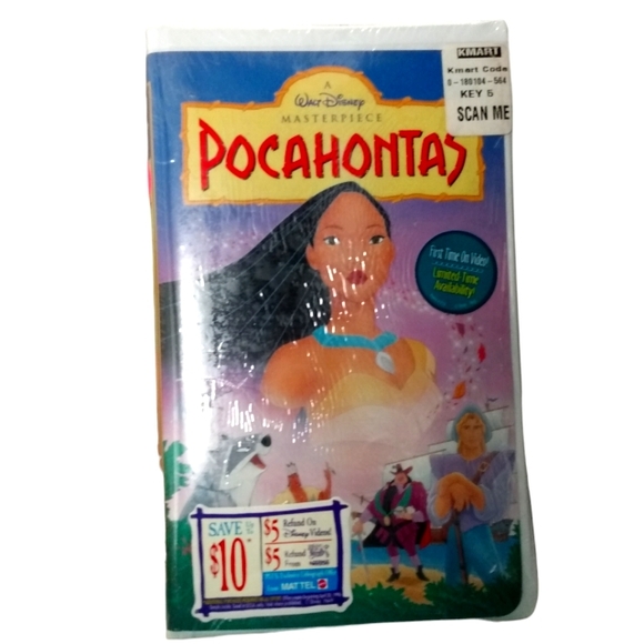 Disney Other - Disney Pocahontas Masterpiece VHS SEALED‎